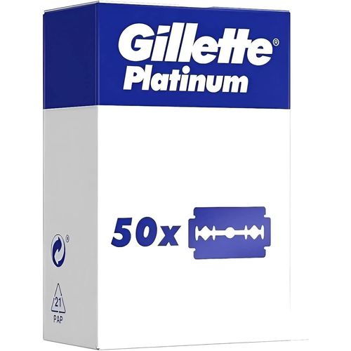 Kyaoayo-Platinum Lot De 50 Lames De Rechange Pour Rasoir Classique Pour Homme