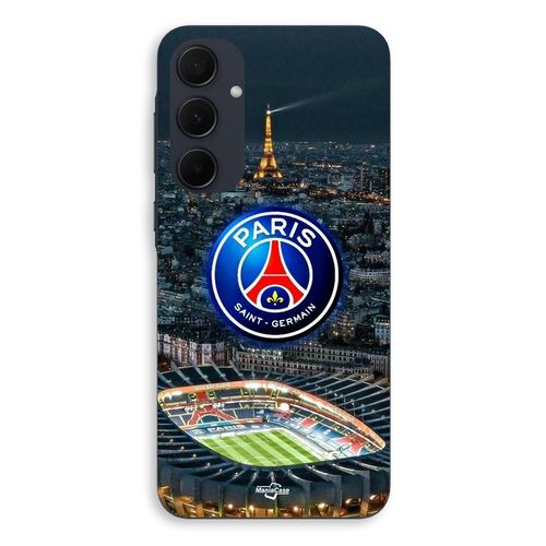 Coque Pour Samsung Galaxy A35 Psg Logo Stade Nuit Tour Eiffel Maniacase