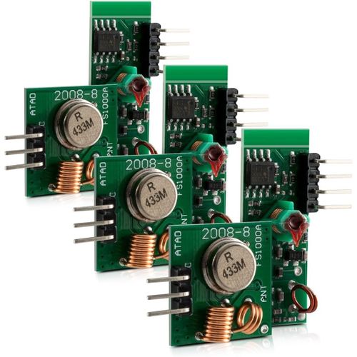 Kyaoayo-3x Module Radio Émetteur Récepteur 433 Mhz Pour Arduino Et Raspberry Pi - Wireless Transmitter Module