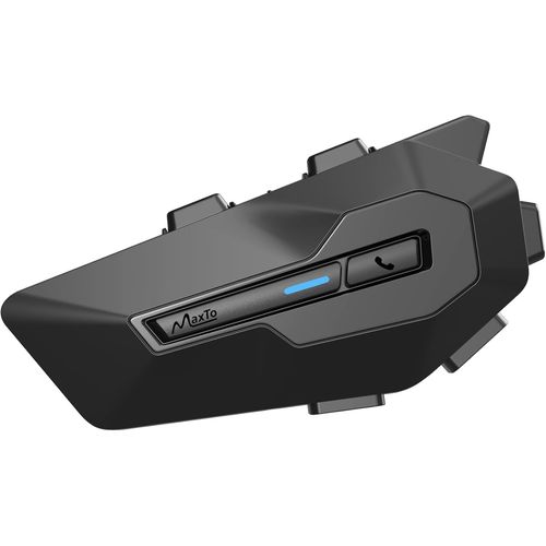 Kyaoayo-Mx2 Système De Communication Pour Moto 2 Conducteurs 1000 M Casque Bluetooth Moto Avec Partage De Musique, Son Stéréo Hi-Fi / Radio Fm / Ipx6 Casque De Moto Haut-Parleur Intercom (1 Paquet)