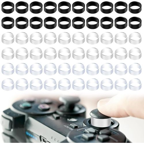60pcs Protecteur De Joystick En Silicone, Anneau De Protection De Joystick Compatible Avec Steam Deck Ps5 Ps4 Protecteur De Joystick Invisible Accessoires De Contrôleur De Jeu (3 Couleurs)