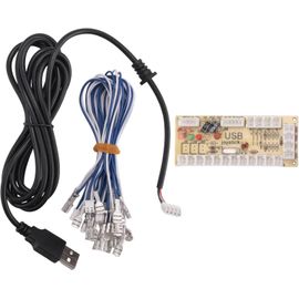 Carte De Circuit De Joystick D'arcade De Bricolage Carte De Commande De Manette De Usb Pour Mame Jamma Et Autres Jeux De Combat Sur Pc