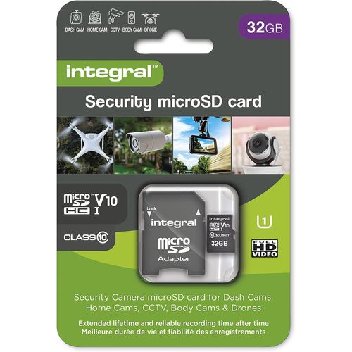 Carte mémoire 32 Go INMSDH32G10-SEC