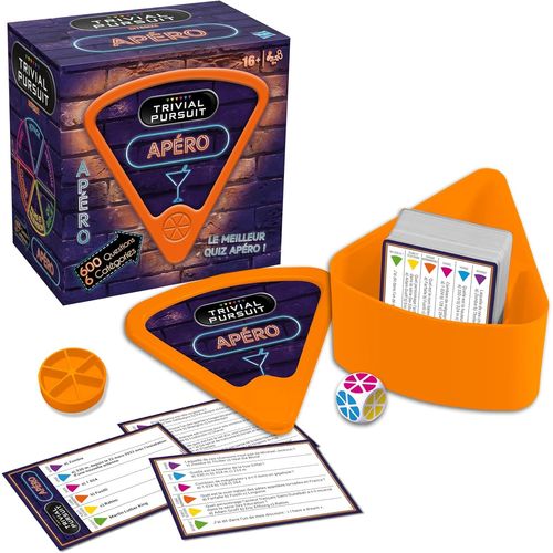Trivial Pursuit Apero 12 Ans+ - Jeu Carte Enfant Apero - Jeu Quizz - Jeu De Voyage - Jeu Educatif - Cartes Educatives - Jeux Quizz