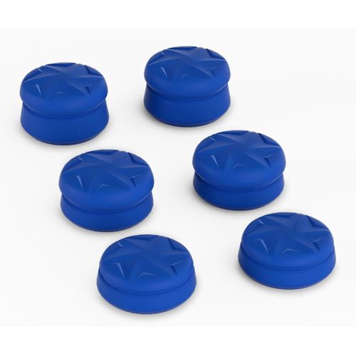 Capuchon Joystick Pour Ps5/Ps5 Edge Manette,Thumb Grip Thumbstick Cap Cover Pour Ps4,Razor Joystick Grips Caps Pour Xbox Core/Xbox One/Elite Series 2/Switch Pro-Bleu(3 Paires)