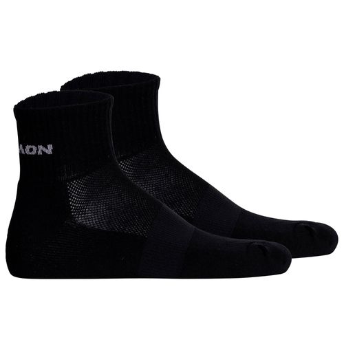 Salomon - Evasion Ankle 2-Pack - Chaussettes Multifonctions Taille 36-38, Noir