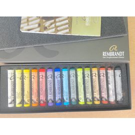 Rembrandt Pastel Tendre Set Sélection Générale Des Couleurs - 15 Pastels Entiers