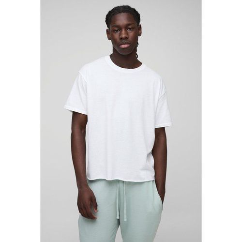 T-Shirt Oversize Basique Homme - Blanc - L, Blanc