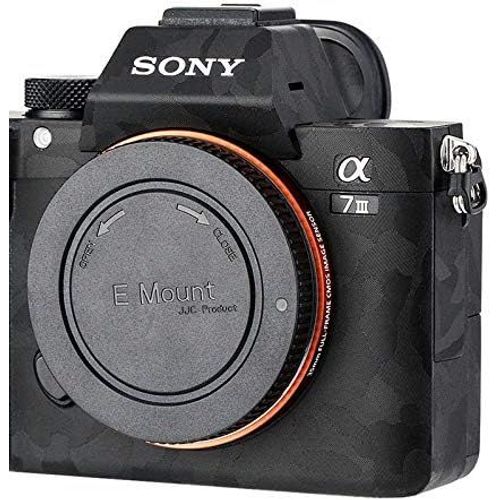 Autocollant De Protection Pour Appareil Photo Reflex Numérique Sony A7 Iii, A7R Iii Film De Protection Anti-Rayures Camouflage Shadow Black Decals Shield[GOP6250784]