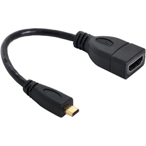 Câble Adaptateur Micro Hdmi Mâle Vers Hdmi Femelle Pour Xoom Droid X 10 Cm[GOP6253583]