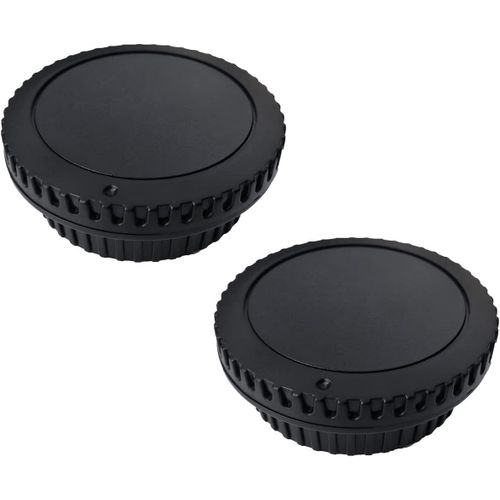 Cache Bouchon Boîtier + Protège Objectif Arrière Pour Canon Eos Ef Ef-S Mount Camera 4000D 1500D 1300D 1200D 90D 80D 77D 70D 60D 5Ds 1Dx 5D 7D / 6D Mark Ii Iii 200D [2 Ens][GOP6253502]