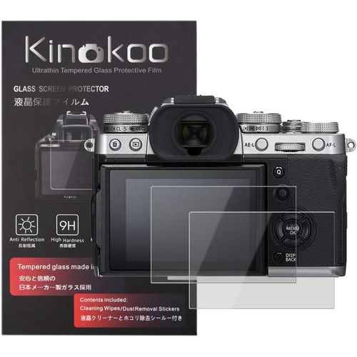 X-T3 Protection D'Ecran, 0.25Mm Dureté 9H Verre Trempé Film Compatible Appareil Photo Numérique Fuji X-T3 Sans Bulles/Anti-Rayures (Paquet De 2)[GOP6254984]
