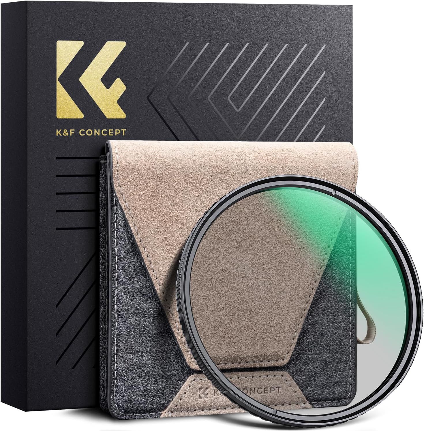 62Mm Filtre Polarisant Cpl En Cuivre Ultra Fin Hd Imperméable Anti Des Rayures Avec Étui Pour Objectif Appareil Photo (Nano-X Pro)[GOP6255104]