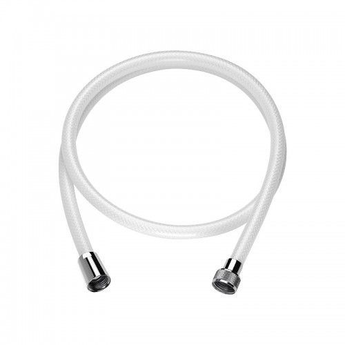 Flexible armé FF1/2'' PVC blanc opaque - longueur 1,25 m DELABIE