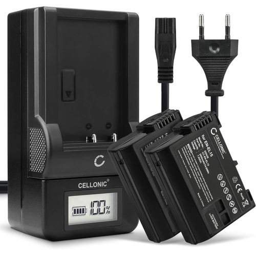 Batterie Pour Caméra, Konica Minolta Dimage A200, Np-800, Compatible Avec Nikon En-El1 (7.4V, 750Mah) 2 Pièces + Chargeur[GOP6254234]
