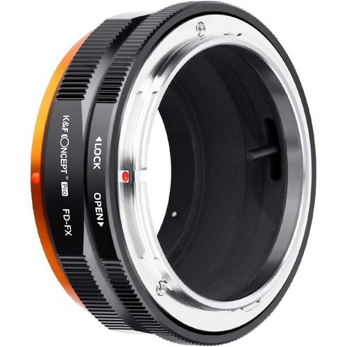 Bague D'Adaptation Md-Fx Adaptateur Compatible Avec Utiliser Objectifs Canon Fd Fl Monture Sur Appareils Photo Boîtier Fujifilm X[GOP6256139]