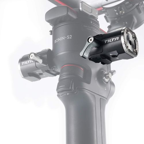 Tilta Adaptateur Rail Otan Vers Rosette Côté Droit Pour Dji Rs2 Rsc2 Gimbal Et Tilta Rosette Extender Arms, Avec Point De Montage Standard Arri Rosette, Récepteur Cold Shoe Tga-Nra[GOP6255946]
