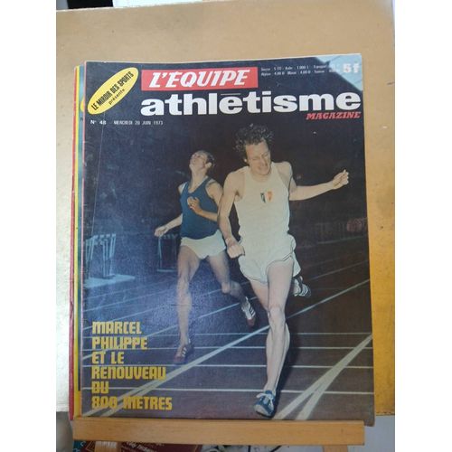L'Equipe Athlétisme Magazine N°48 20/06/1973 Marcel Philippe