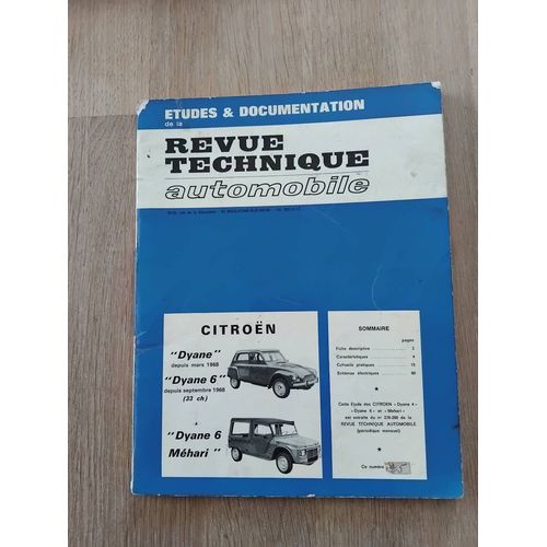 Revue Technique Mehari Diane 6