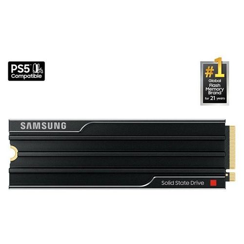 Samsung 9100 PRO MZ-VAP4T0 - SSD - chiffré - 4 To - avec dissipateur thermique - interne - M.2 2280 - PCI Express 5.0 x4 (NVMe) - AES 256 bits - TCG Opal Encryption 2.0 - noir