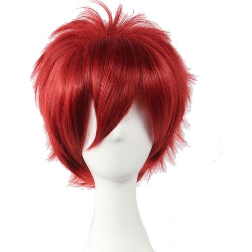 Pour Perruque Naruto Cosplay, Perruque Gaara, Perruque Sasori, Coiffure Homme