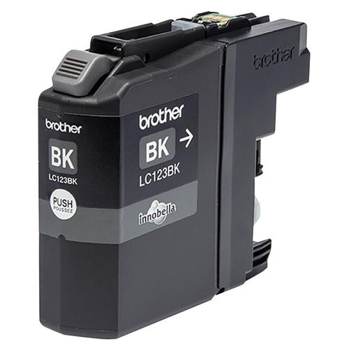 Brother LC123BK - À rendement élevé - noir - original - cartouche d'encre - pour Brother DCP-J100, J105, J132, J152, J552, J752, MFC-J245, J470, J650, J6520, J6720, J6920