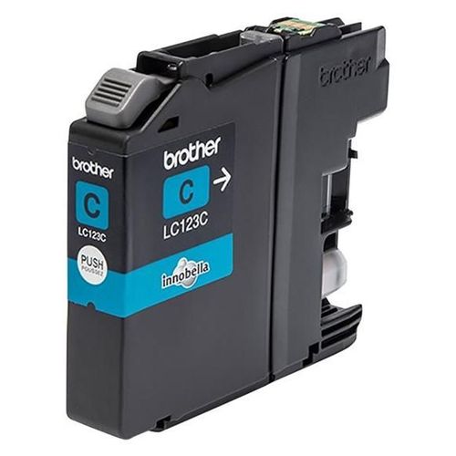 Brother LC123C - À rendement élevé - cyan - original - cartouche d'encre - pour Brother DCP-J132, J152, J172, J552, J752, MFC-J245, J470, J650, J6520, J6720, J6920, J870