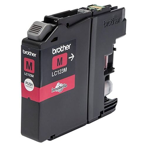 Brother LC123M - À rendement élevé - magenta - original - cartouche d'encre - pour Brother DCP-J100, J105, J132, J152, J552, J752, MFC-J245, J470, J650, J6520, J6720, J6920