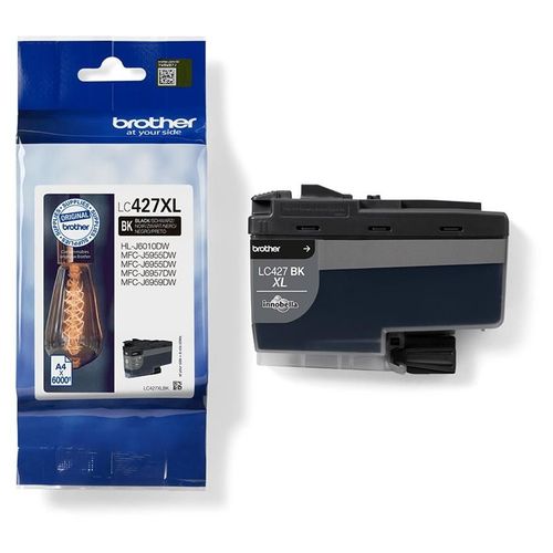 Brother LC427XLBK - Haute capacité - noir - original - cartouche d'encre - pour Brother HL-J6010DW, MFC-J5955DW, MFC-J6955DW, MFC-J6957DW
