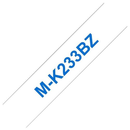 Brother M-K233BZ - Bleu sur blanc - Rouleau (1,2 cm x 8 m) 1 unités bande imprimante - pour P-Touch PT-55, PT-55P, PT-65, PT-75, PT-90, PT-BB4