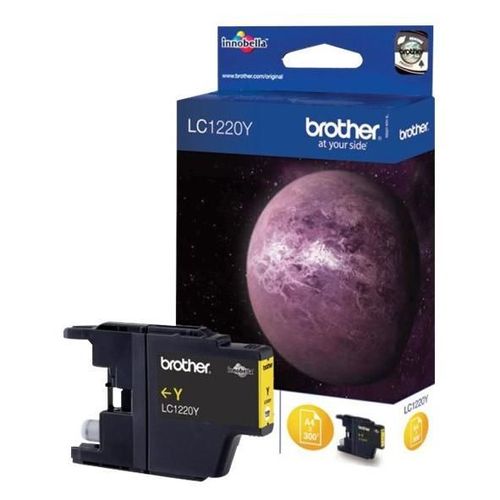 Brother LC1220YBP - Jaune - original - blister - cartouche d'encre - pour Brother DCP-J525, DCP-J725, DCP-J925, MFC-J430, MFC-J625, MFC-J825; MyMio MFC-J825