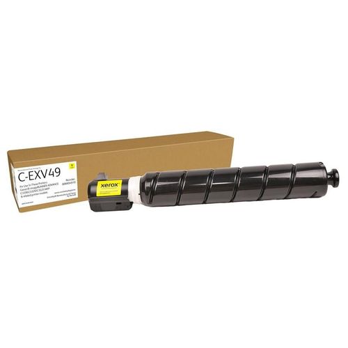 Xerox - Jaune - compatible - remanufacturé - cartouche de toner (alternative pour : Canon 8527B002, Canon C-EXV49) - programme de retours Green World Alliance