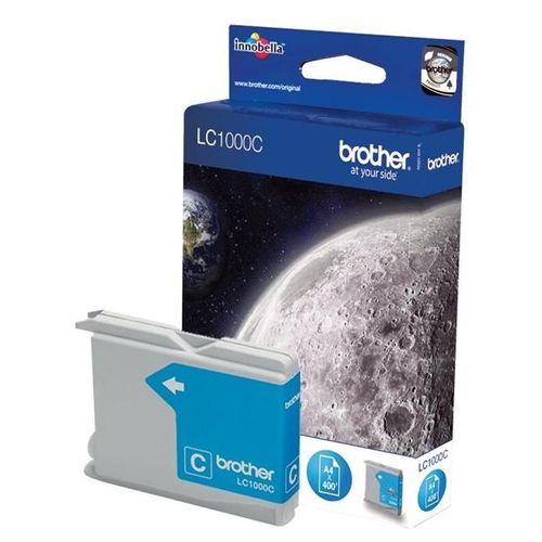 Brother LC1000C - Cyan - original - cartouche d'encre - pour Brother DCP-350, 353, 357, 560, 750, 770, MFC-3360, 465, 5460, 5860, 660, 680, 845, 885