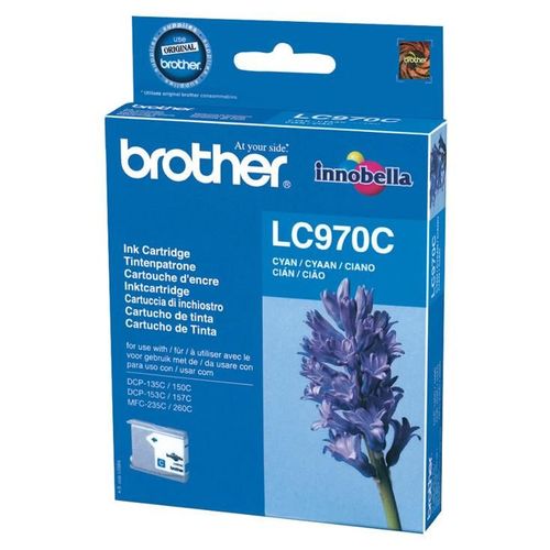 Brother LC970C - Cyan - original - cartouche d'encre - pour Brother DCP-135C, DCP-150C, DCP-153C, DCP-157C, MFC-235C, MFC-260C