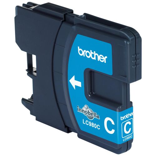 Brother LC980C - Cyan - original - cartouche d'encre - pour Brother DCP-145, 163, 167, 193, 195, 197, 365, 373, 375, 377, MFC-250, 255, 290, 295, 297