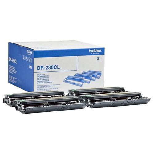 Brother DR230CL - Noir, jaune, cyan, magenta - original - kit tambour - pour Brother DCP-9010CN, HL-3040CN, HL-3070CW, MFC-9120CN, MFC-9320CW