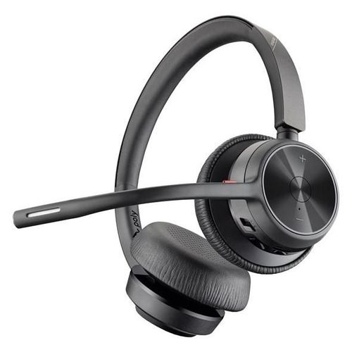 Poly Voyager 4320 - Voyager 4300 series - micro-casque - sur-oreille - Bluetooth - sans fil, filaire - USB-C - noir - Certifié pour Microsoft Teams, certifié Zoom