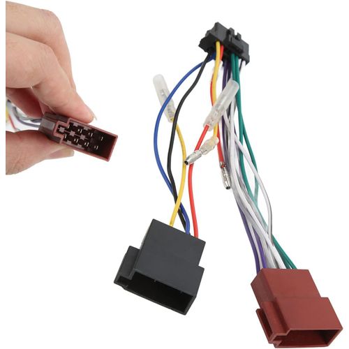 KYAOAYO-Faisceau De Câblage Radio Iso Adaptateur De Faisceau Radio Sans Fil Iso Pour Voiture Pioneer Avh 270Bt Avh 280Bt Harnais Adaptateur Radio Iso Radio