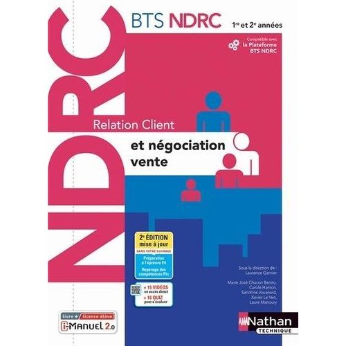 Relation Client Et Négociation Vente Bts Ndrc 1re Et 2e Années