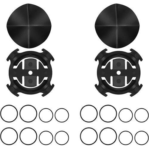 KYAOAYO-Support De Vélo Compatible Avec Gps Garmin, Support De Guidon Pour Garmin Edge 200/500/510/520/800/810/1000 (Avec Sangle En Silicone)