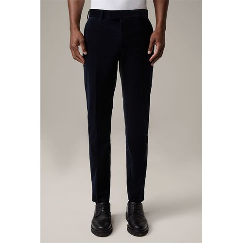 Pantalon En Velours Côtelé Melwin, Bleu Foncé