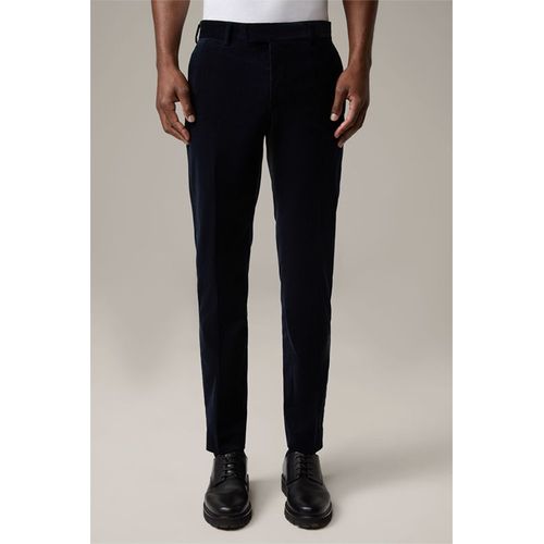 Pantalon En Velours Côtelé Melwin, Bleu Foncé
