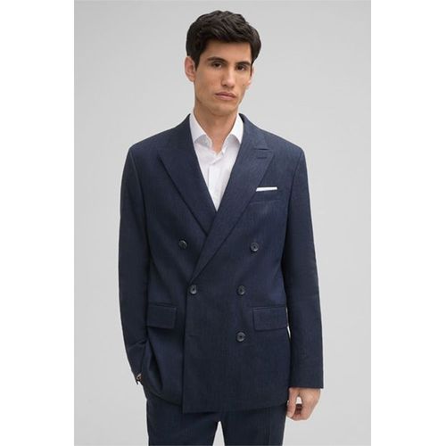 Veste De Costume En Lin Mélangé Ashton, Navy