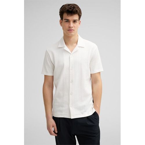 Chemise En Jersey Filip, Crème Structurée