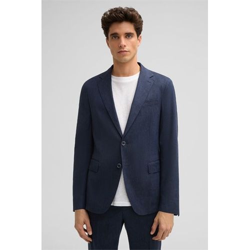 Veste De Costume Modulaire Acon En Lin Mélangé, Navy