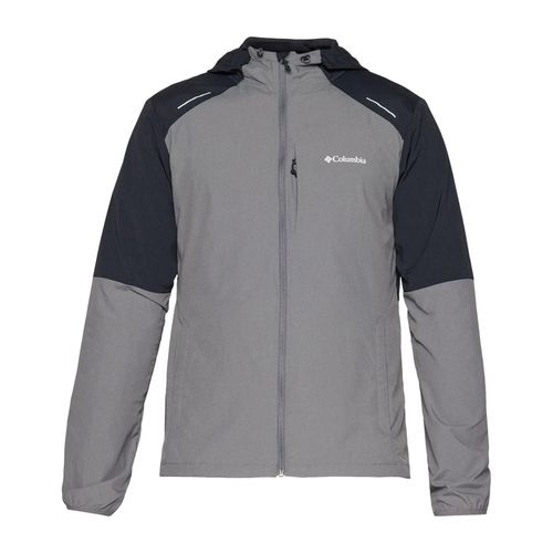 Veste Coupe Vent Columbia Columbia Tech Nylon Hoodie Gris Anthracite Foncé S