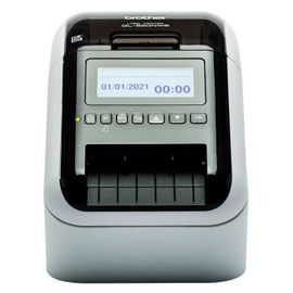 Brother QL-820NWBcVM - Imprimante d'étiquettes - deux couleurs (monochrome) - thermique direct - rouleau (6,2 cm) - 300 x 600 ppp - jusqu'à 110 étiquettes/minute - USB 2.0, Bluetooth 5.2...