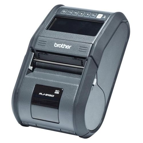 Brother RuggedJet RJ-3150 - Imprimante de reçus - thermique direct - Rouleau (8 cm) - 203 dpi - jusqu'à 127 mm/sec - USB 2.0, Wi-Fi(n), hôte USB, Bluetooth 2.1 EDR - éplucheur