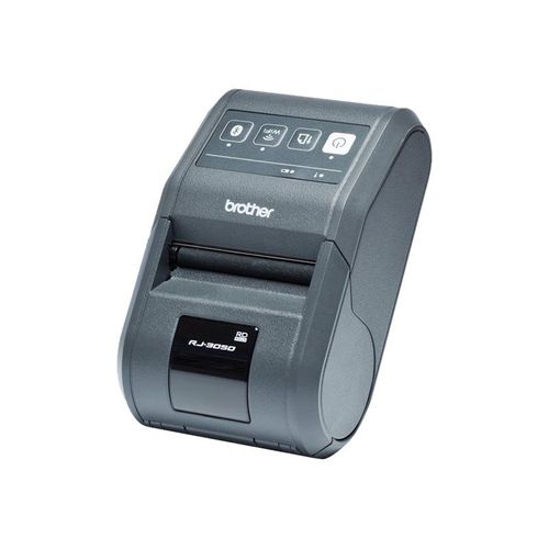 Brother RuggedJet RJ-3050 - Imprimante de reçus - thermique direct - Rouleau (8 cm) - 203 dpi - jusqu'à 127 mm/sec - USB 2.0, Wi-Fi(n), Bluetooth 2.1 EDR