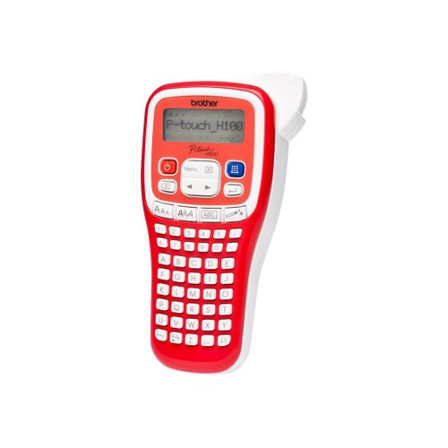 Brother P-Touch PT-H100R - Étiqueteuse - Noir et blanc - transfert thermique - Rouleau (1,2 cm) - 180 dpi - jusqu'à 20 mm/sec - impression par 2 lignes